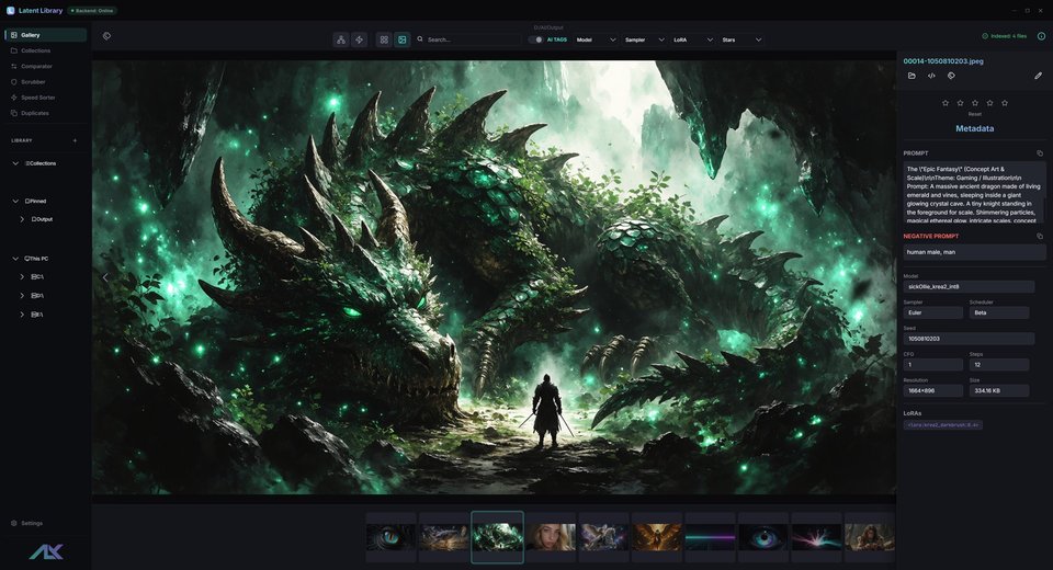 Latent Library screenshot